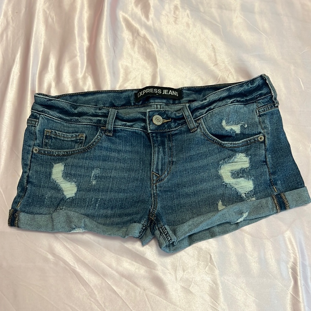 Express Denim Shorts